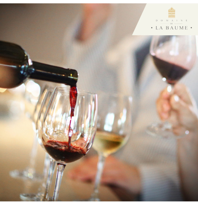 Visite guidée suivi d'une degustation de 5 vins  - Domaine de la Baume