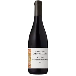 bouteille de Château de Mongillon - AOP Côtes du Rhône Villages Visan - Rouge - 2024